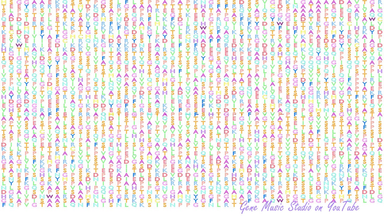 Gene Music using Protein Sequence of WNK1 
