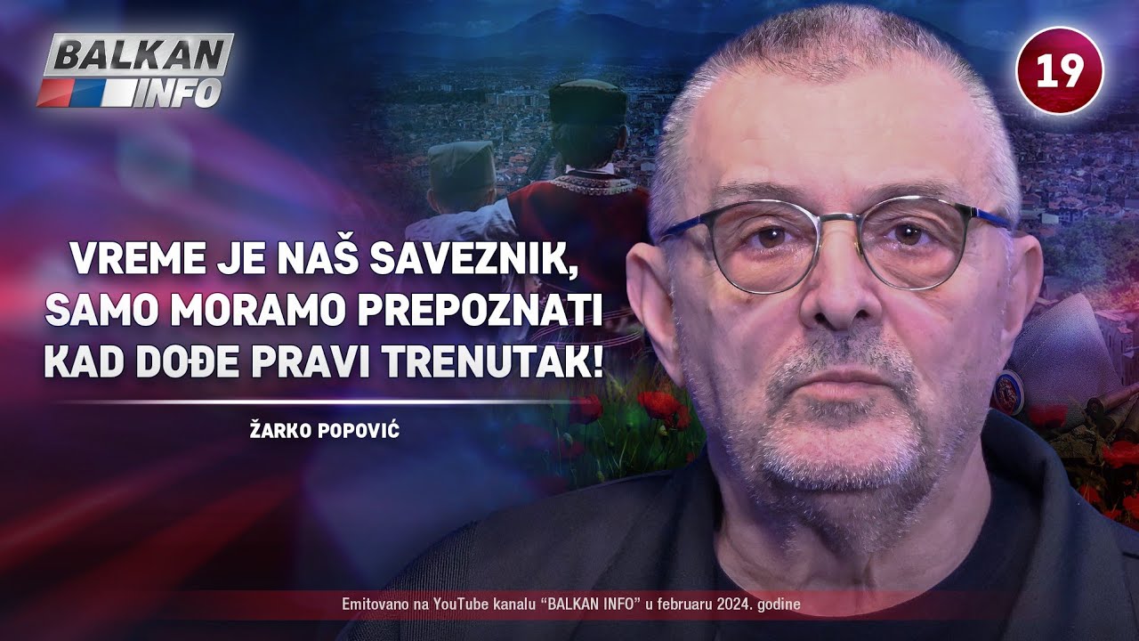 INTERVJU: Žarko Popović - Vreme je na&scaron; saveznik, samo moramo prepoznati pravi trenutak! (25.2.2024)