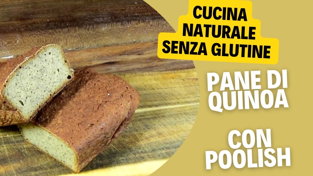 Pane di quinoa e semi di lino (farina in purezza) senza glutine con Poolish