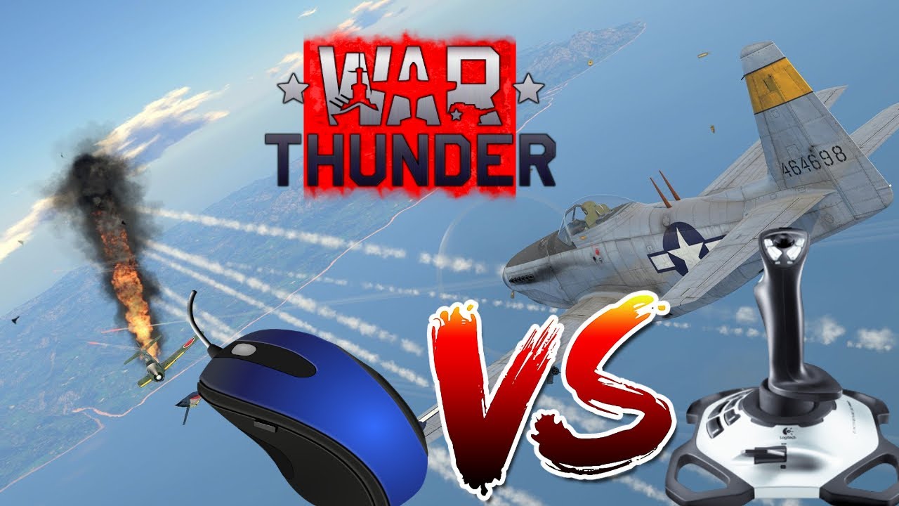 WAR THUNDER  WITH JOYSTICK VS MOUSE(Parody)