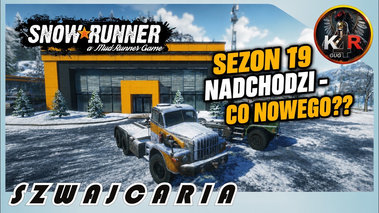 SnowRunner - Sezon 19 nadchodzi - Szwajcaria - przegląd map i ciężar&oacute;wek.