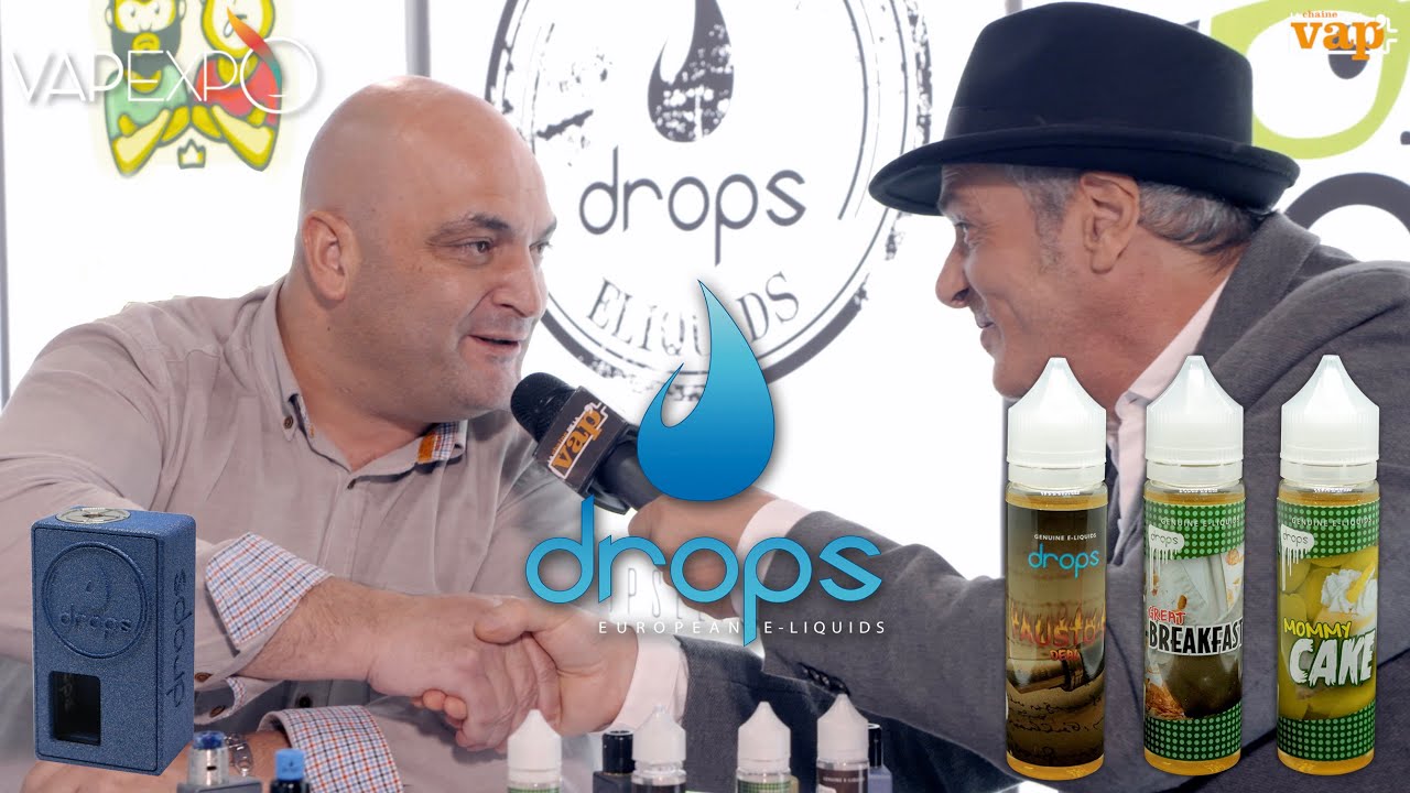 DROPS : le N&deg;1 des E-liquides en Espagne d&eacute;barque en France.