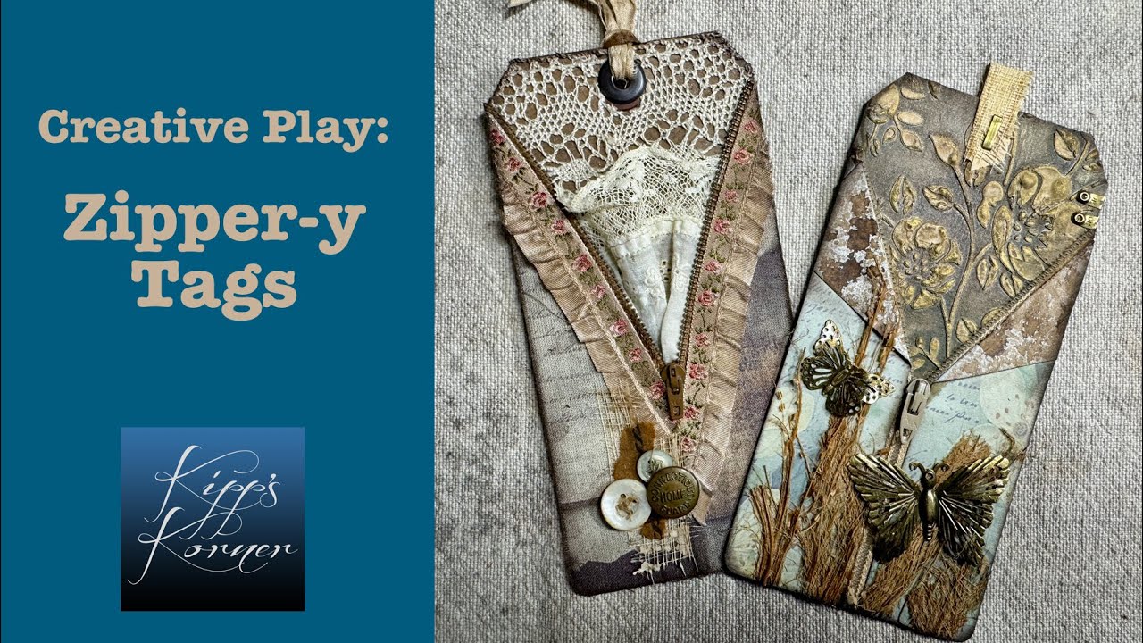 Creative Play | Tags With Zippers