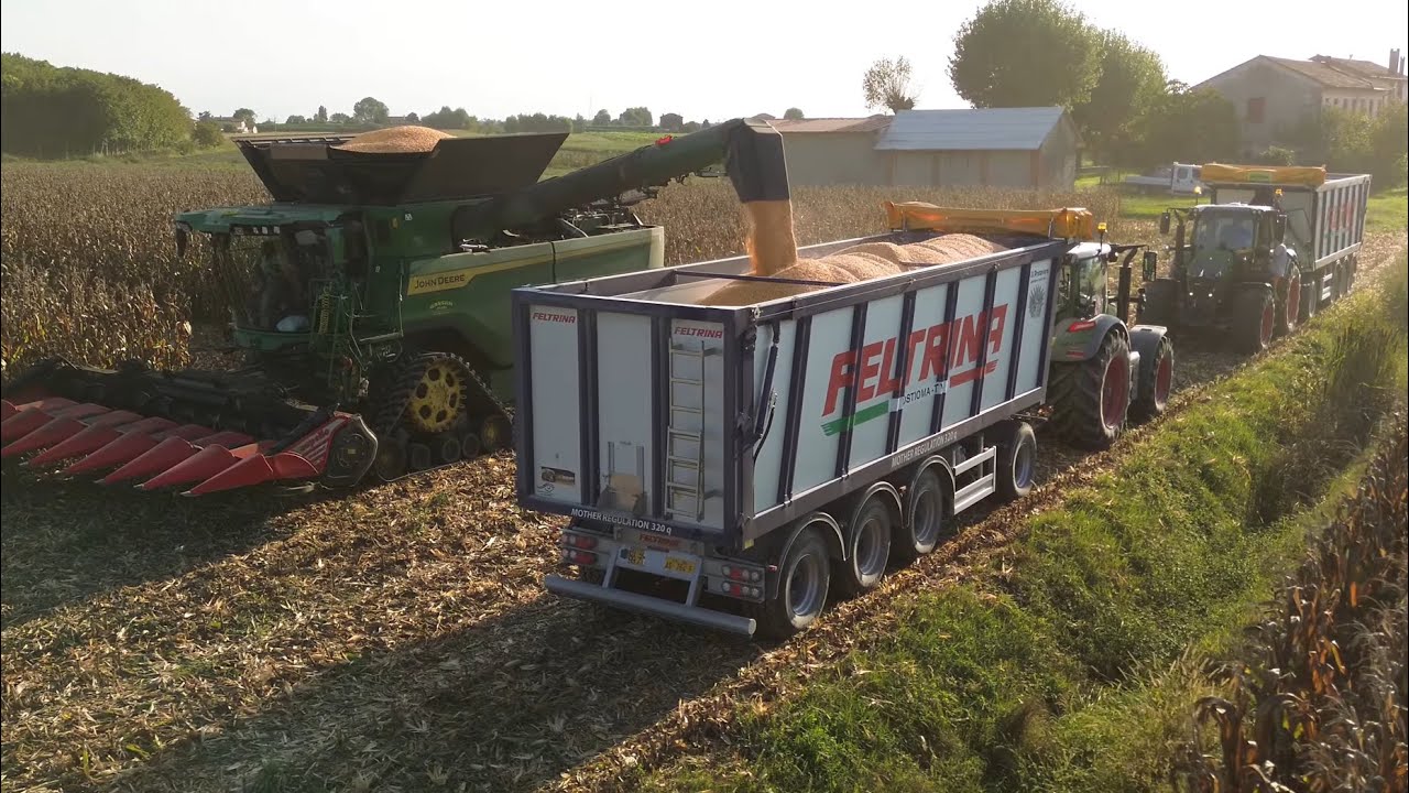 New John Deere S7 900 x2 🚜 | Fendt 620 Vario x2 | 🌽 Big Mais Harvesting 🌽 | F.lli Prataviera