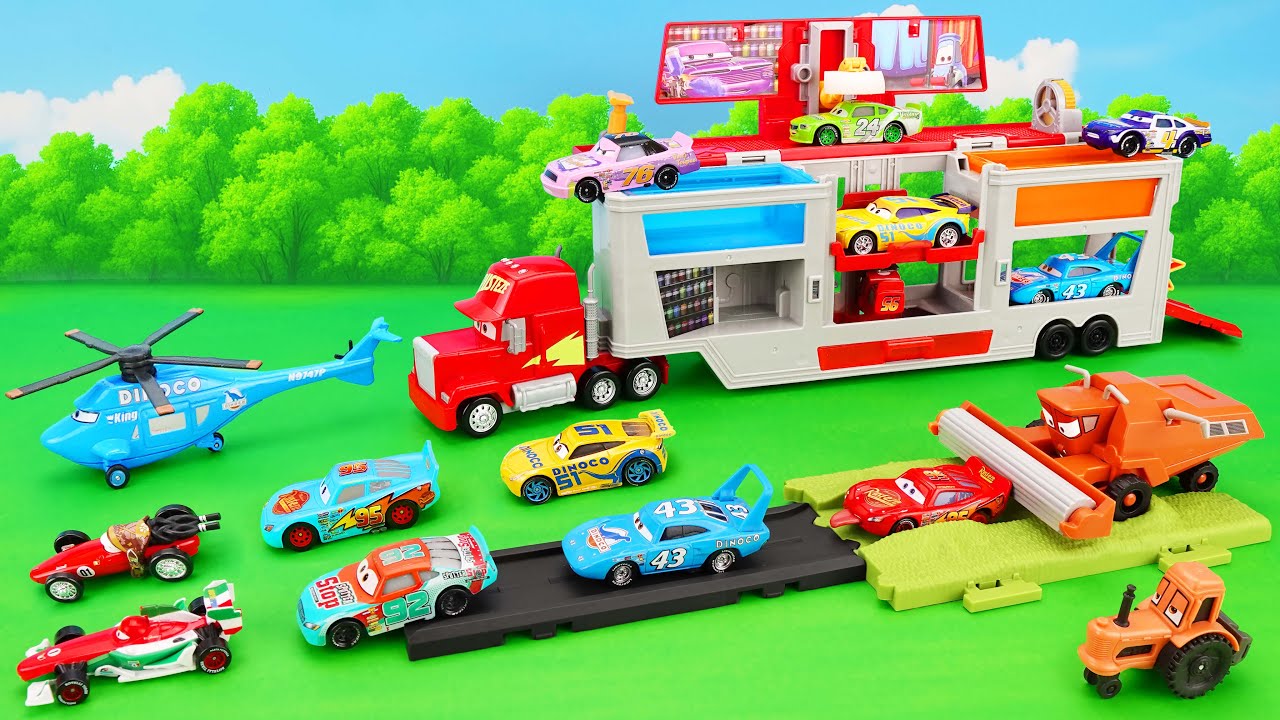 Disney Pixar Cars toys Review | Lightning McQueen, Finn McMissile, Mack, Doc Hudson,Cruz Ramirez