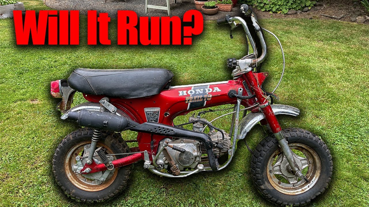 Crusty Old Honda CT70! BROUGHT BACK TO LIFE! (1971 CT70H 4 Speed Manual)