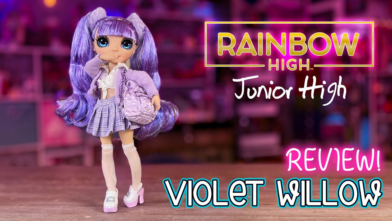 Rainbow High | Junior High: Violet Willow Doll Review!
