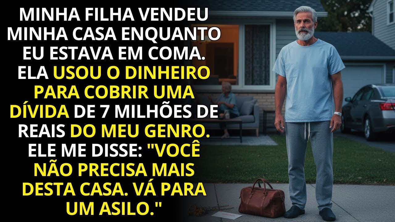 Depois de um mês no hospital, voltei… e minha filha deu minha casa para a família do marido!