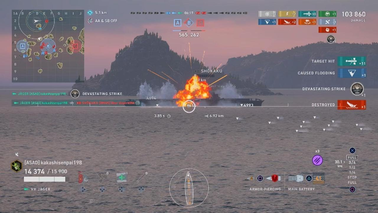 Jagger is so much fun ~ 3000k XP game، 26 torpedos 