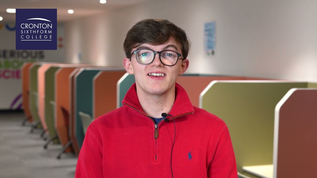 Former student Joe Coogan talks about studying at Cronton Sixth Form!