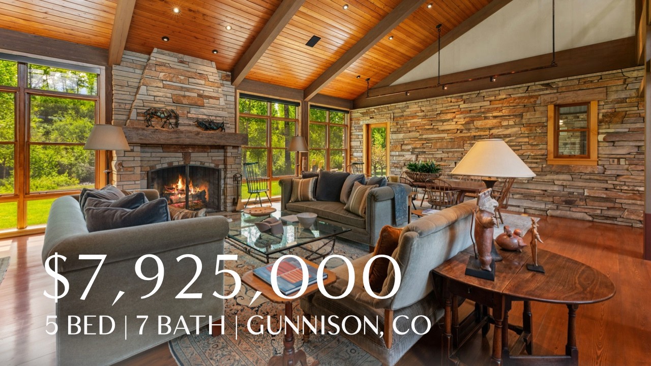 9,000 SF on a 4,900 Acre Ranch | Gunnison, CO | 505 Eagle Creek Road