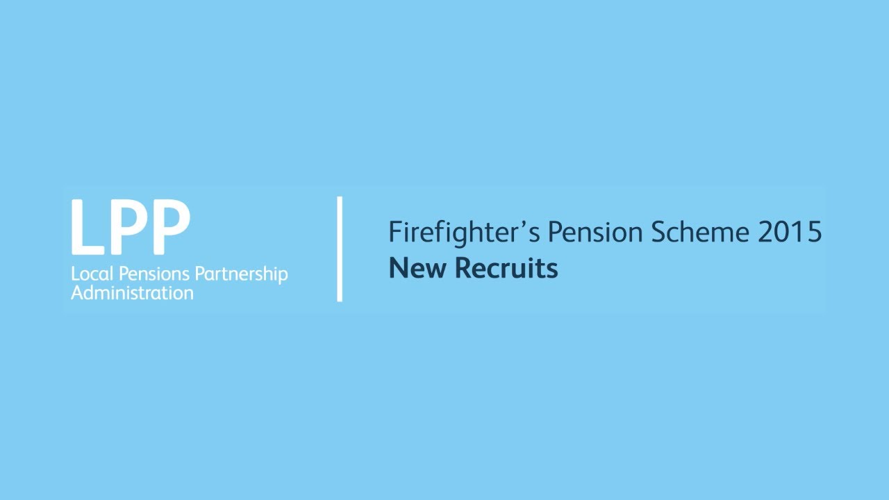 Firefighter's Pension Scheme 2015 - new recruits (South)