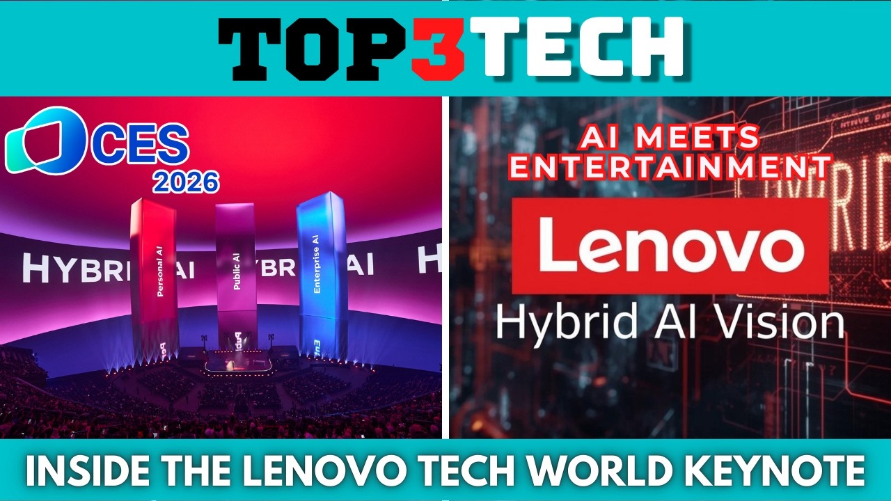 Inside Lenovo Tech World at the Sphere | Hybrid AI, Kira, and a Surprise Gwen Stefani Performance!