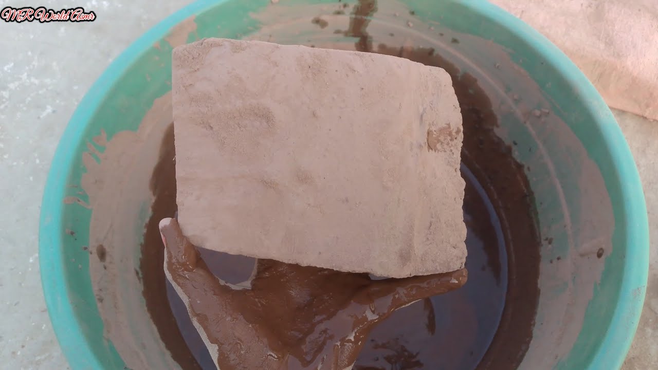 New bombastic crumbling vlog 🔥with crumbling and  brown mud dirt slabs making