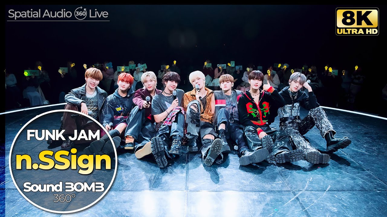 [8K] PLAYLIST｜n.SSign(엔싸인)🎵FUNK JAM｜🎧공간음향｜SoundBOMB360˚