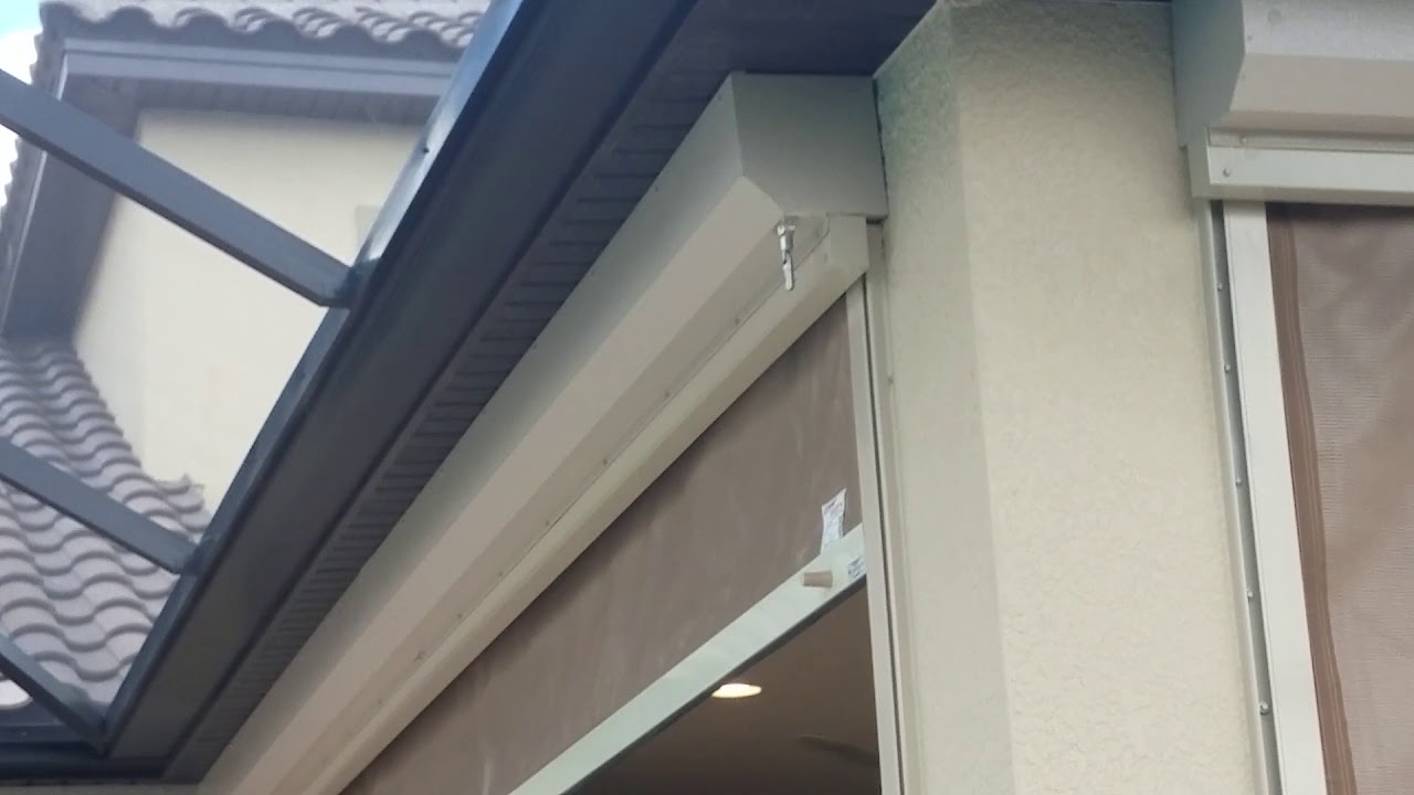 Hurricane Roll-Up Screens