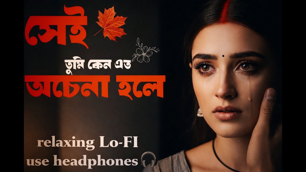 সেই তুমি কেন এত অচেনা হলে 😔 Bengali Lofi Song | Relax & Chill Beats | Study • Sleep • Love Mix