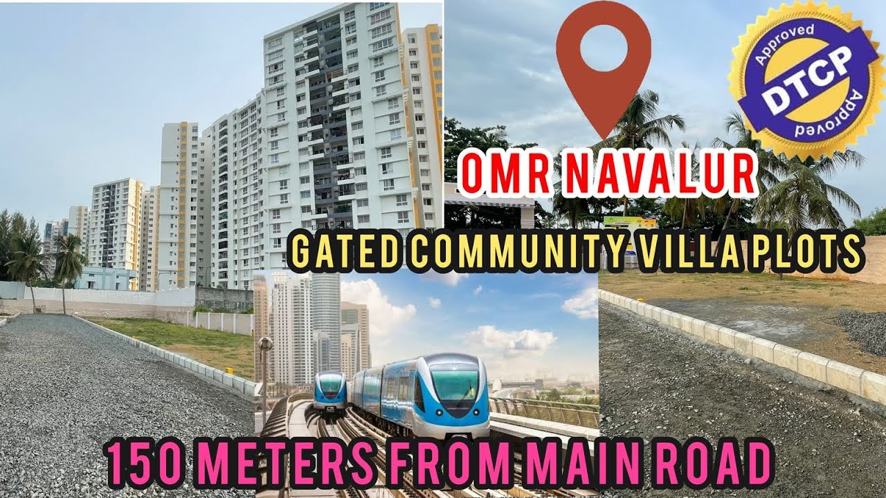 ID:40🏡 OMR Navalur land for sales gated communities villa plots #plotforsale #gatedcommunity