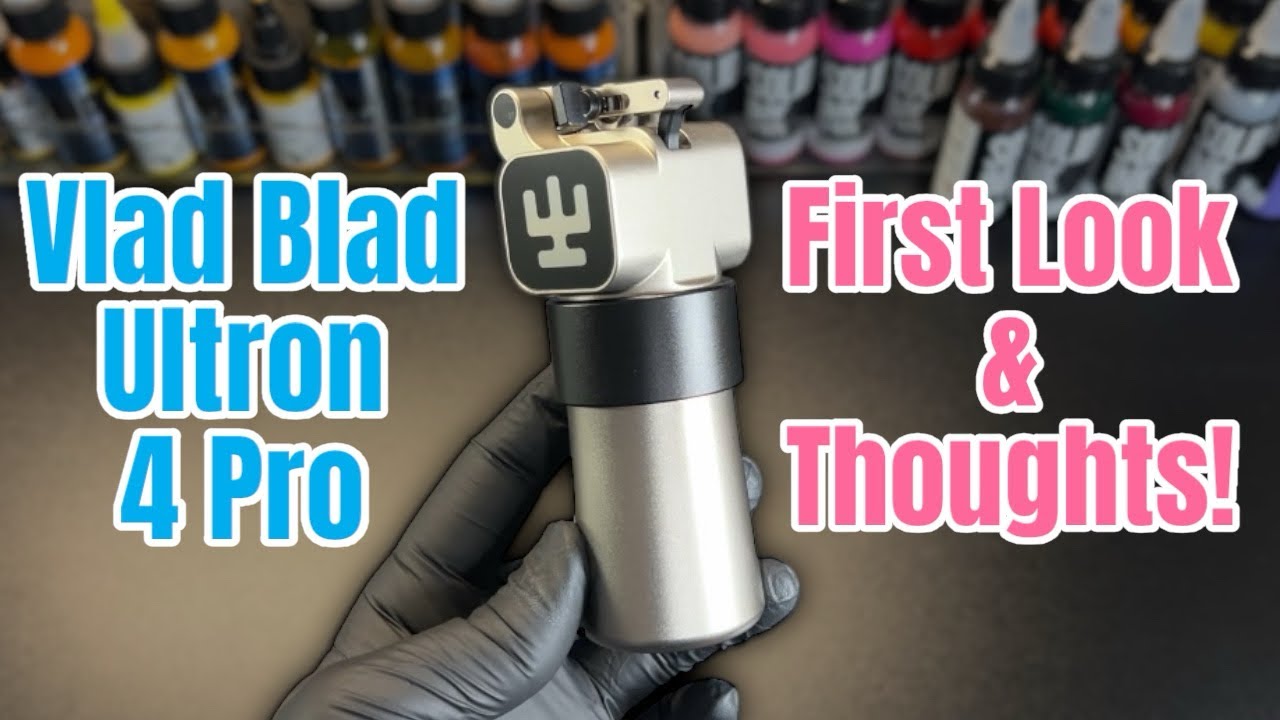 Vlad Blad Ultron 4 Pro 🔥 Unboxing A New Tattoo Machine