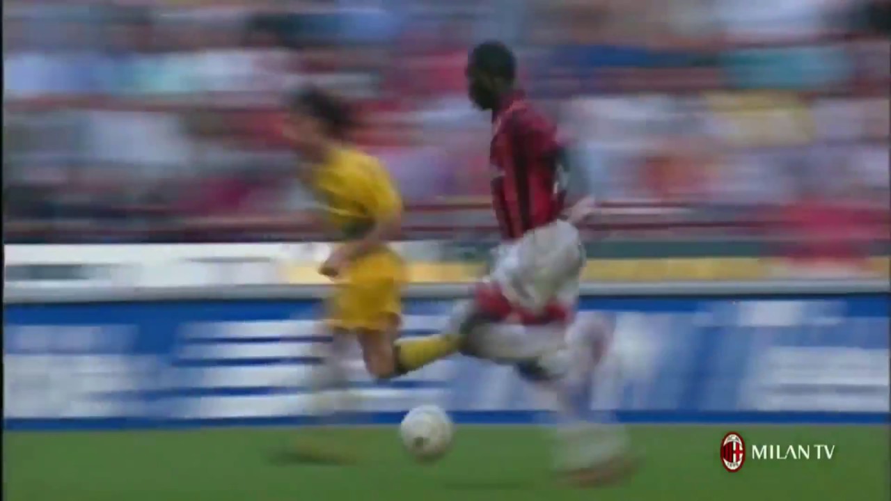 Match day: Milan - Verona, George Weah goal