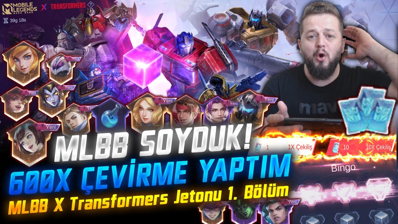 600X Çevirme Yaptım! MLBB X Transformers Jetonu Etkinliği - 1. Bölüm | Mobile Legends: Bang Bang