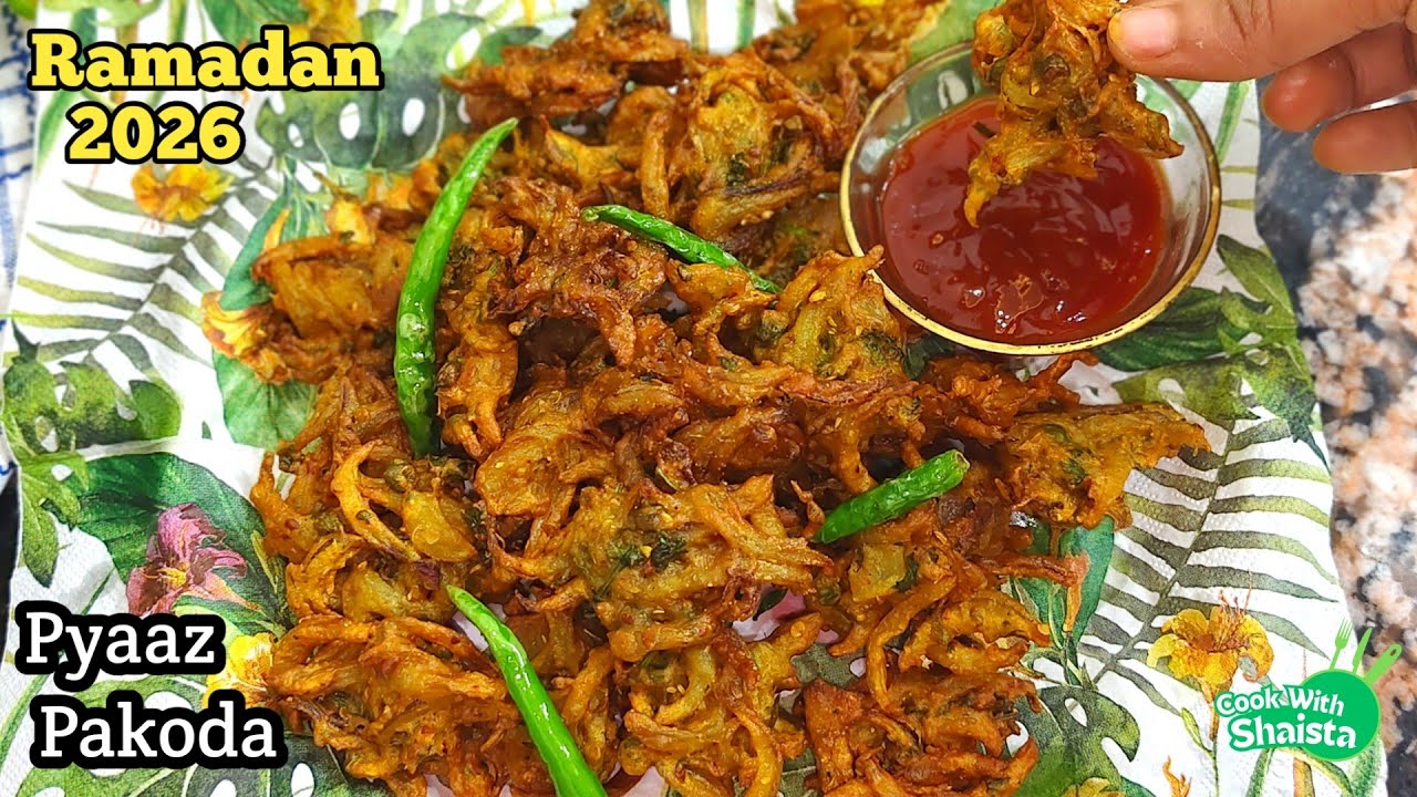 Ramazan Special Crispy Pyaz Pakoda Recipe | Onion Pakora Recipe | Iftar Recipe By Cook With Shaista 