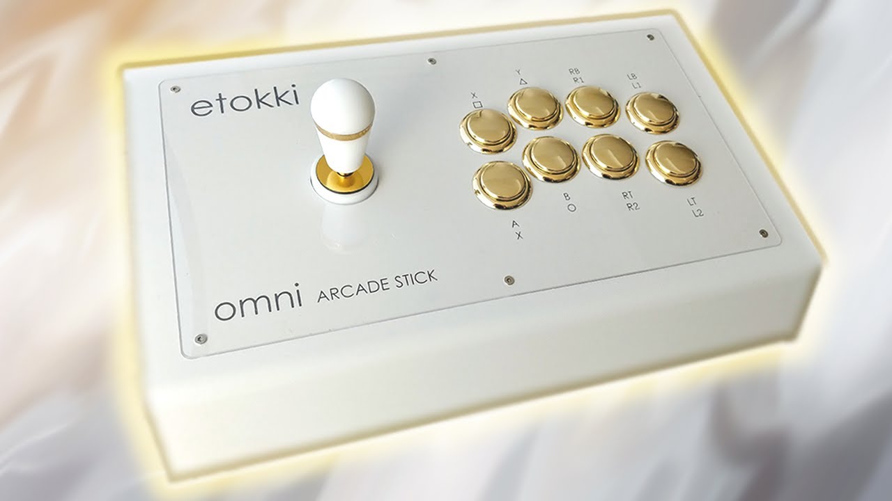 White Etokki Omni with a Golden Lever