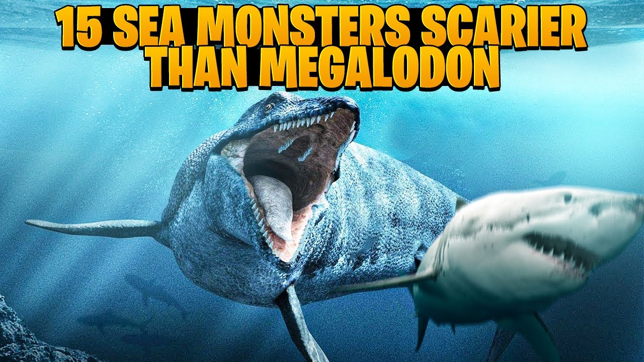 Top 15 Sea Monsters Scarier Than The Megalodon!