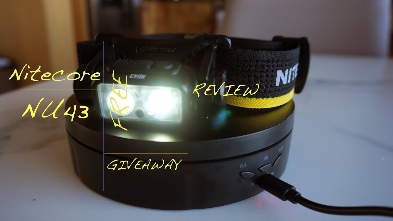 BEST Headlamp For Wild Camping - Nitecore NU43 - 'FREE GIVEAWAY'