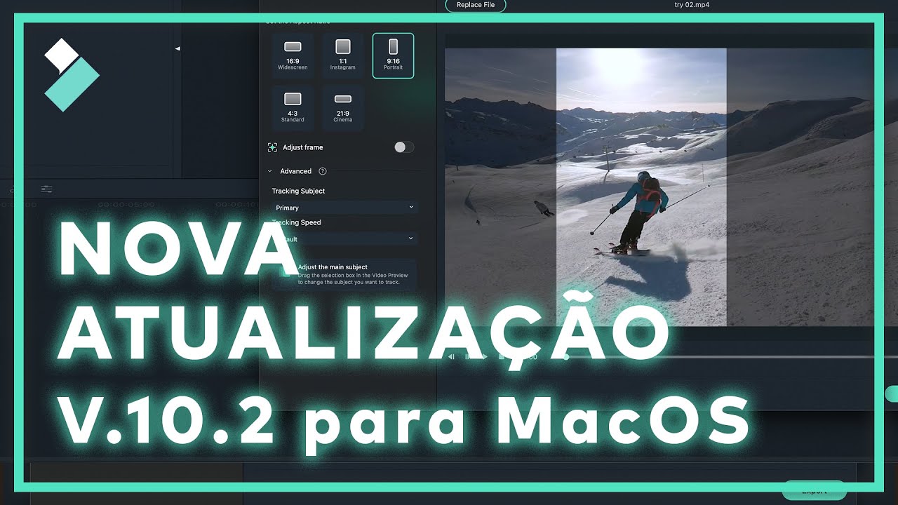 🔥 Atualiza&ccedil;&atilde;o do Filmora para MacOS! | Nova Vers&atilde;o 10.2 do Wondershare Filmora