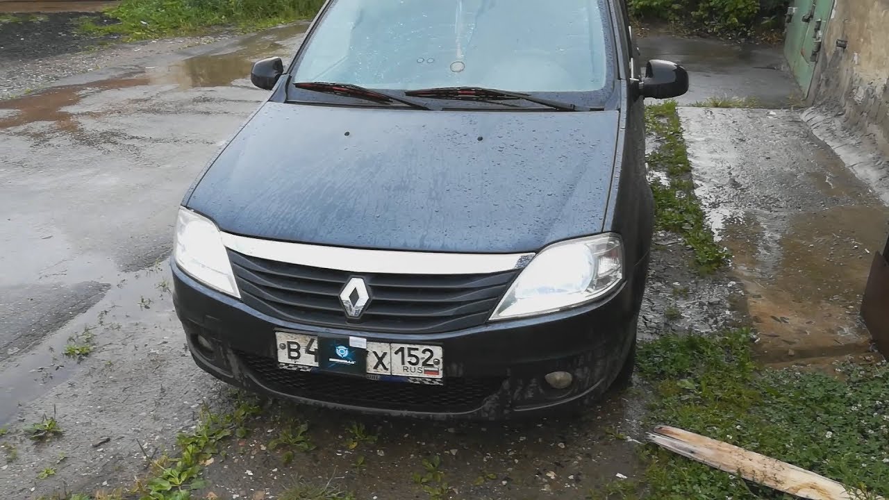 LED лампы в Рено Логан