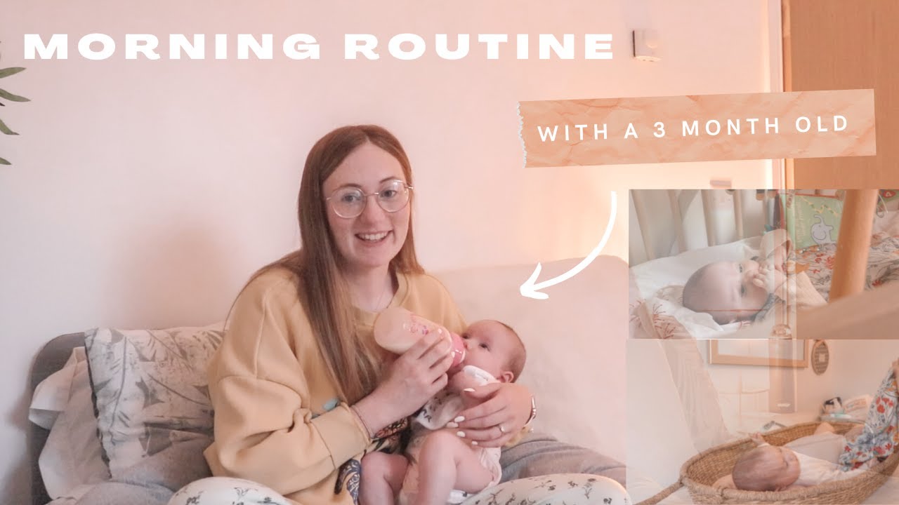 MORNING ROUTINE WITH A 3 MONTH OLD | my daily morning routine with a baby