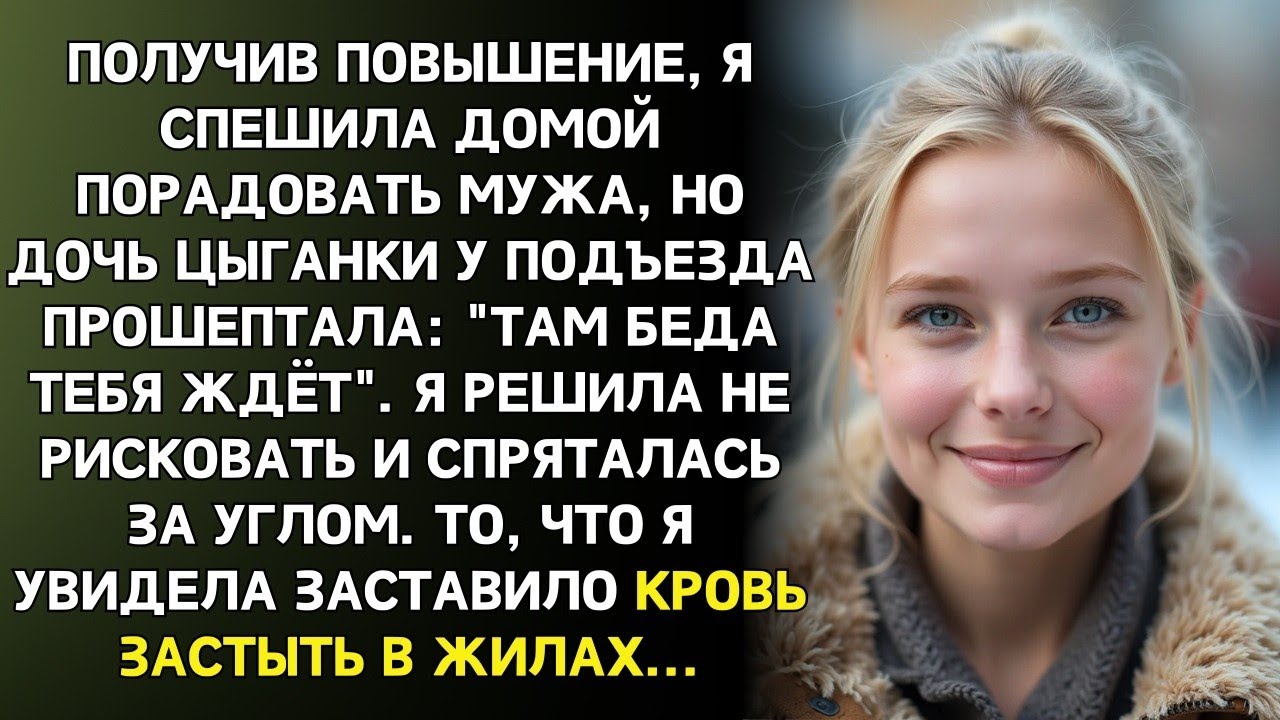 Не ходи домой, тётенька там беда, прошептала цыганка. Через минуту из подъезда вышел мой муж с ...