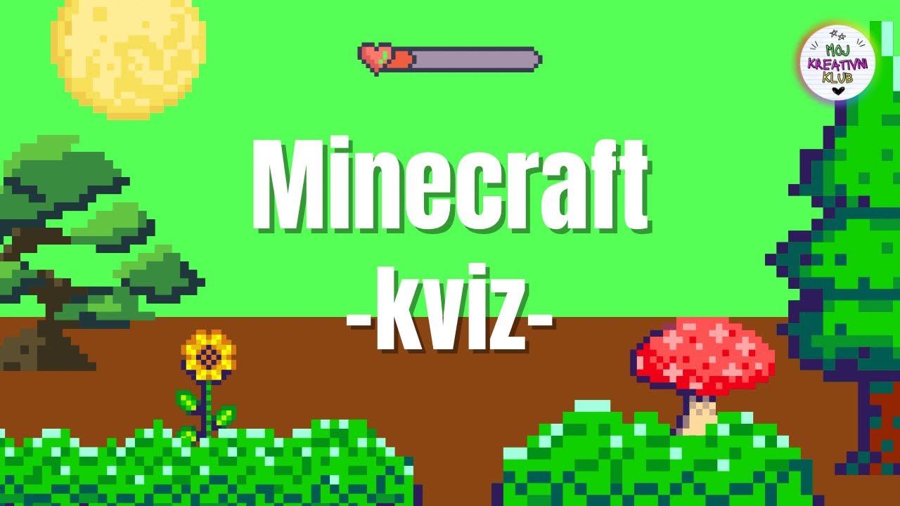 Minecraft kviz | Za sve uzraste 👾🎮🥕♥️