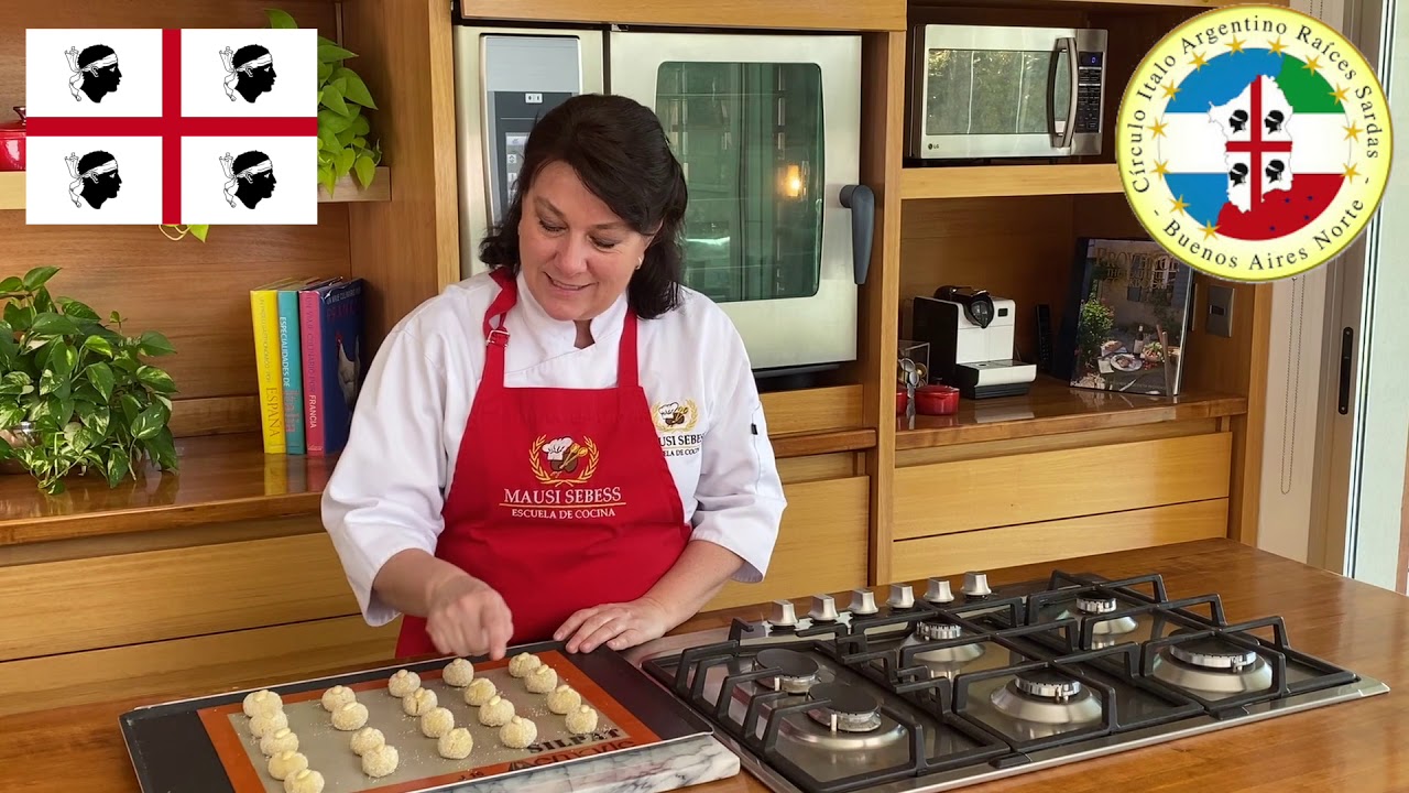 COCINA SARDA: AMARETTI Y SEADAS