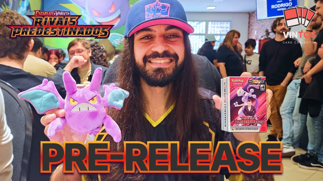 JOGUEI O PRÉ-RELEASE DE RIVAIS PREDESTINADOS NA EPIC GAME! | POKÉMON TCG
