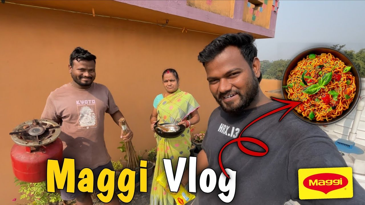 Maggi Vlog 😅 #maggi #vlogs 