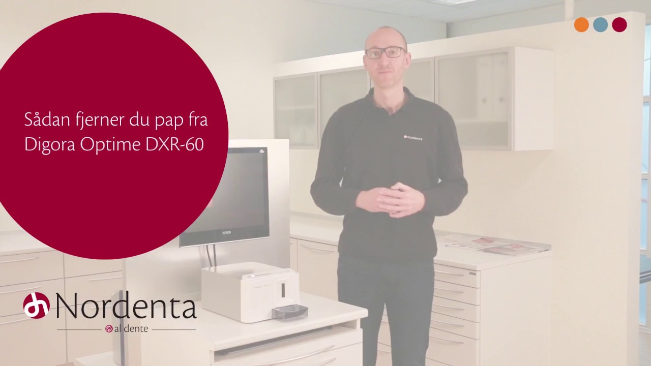 Sådan fjerner du pap fra Digora Optime DXR-60