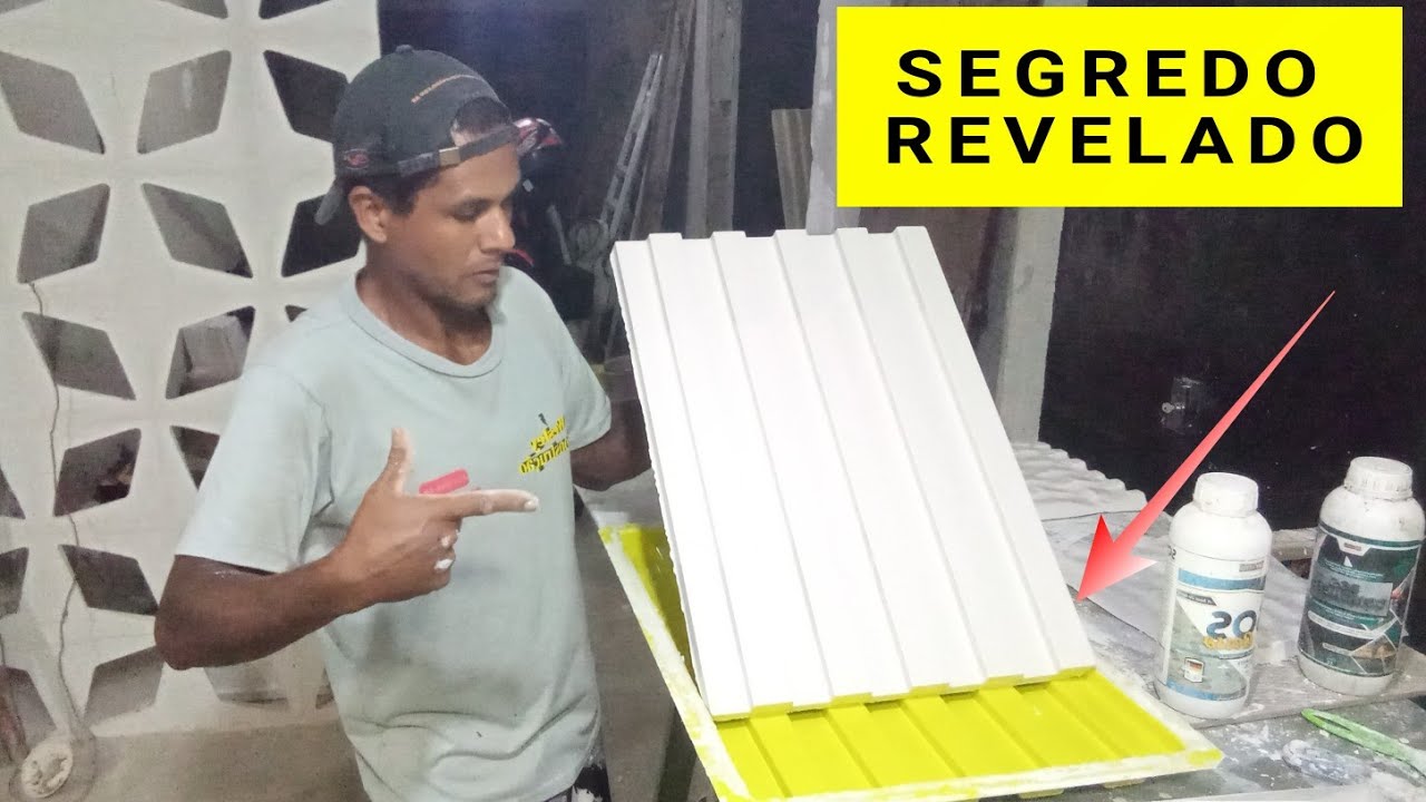 Olha esse Método de tirar as placas de gesso da forma Cem quebrar!!