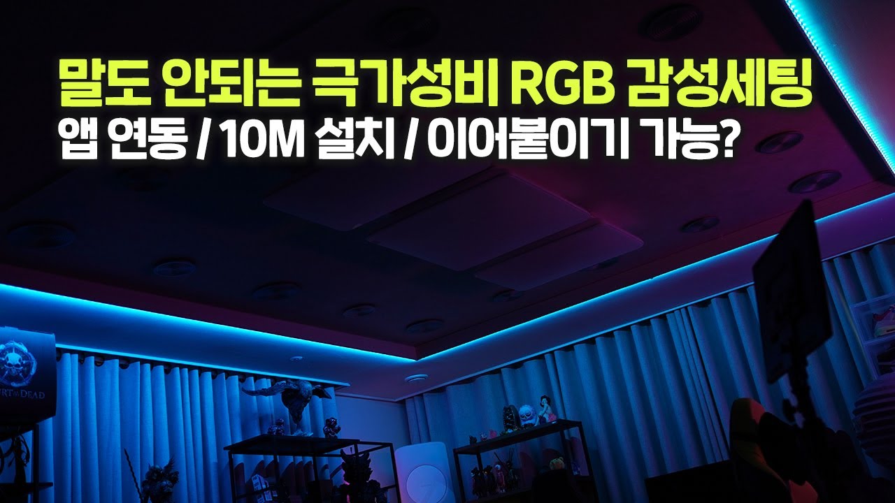 단돈 5만원에 가능한 역대급 가성비 RGB 조명 아이템! (필립스 휴 안녕..)