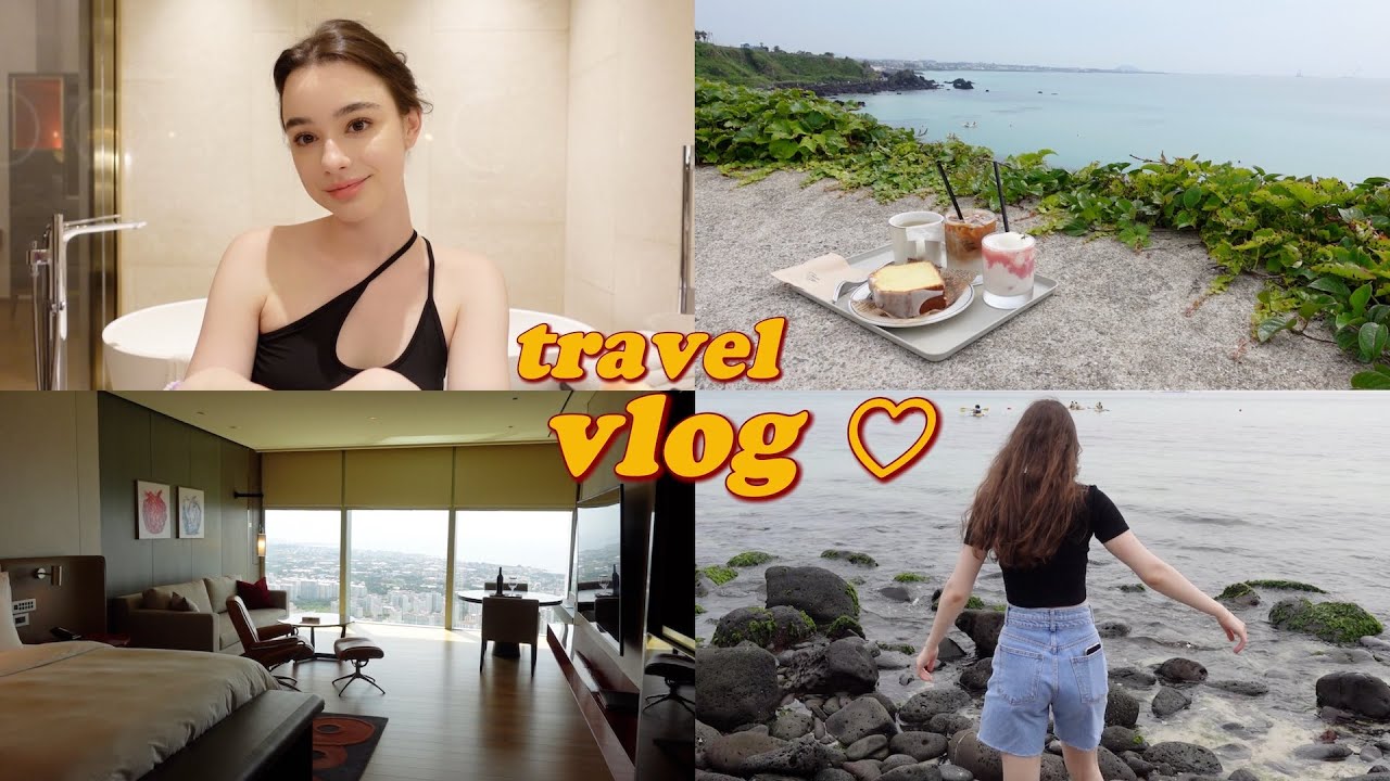 travel VLOG♡ мое первое путешествие на остров Чеджу в Южной Корее! отель/ шоппинг/ еда и другое~