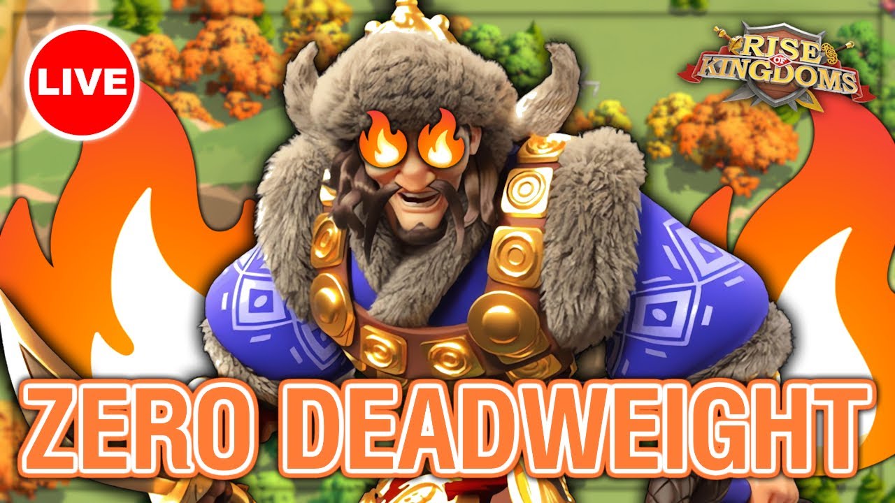 🔴 LIVE CLEANUP DU ROYAUME (ZERO DE DEADWEIGHT) | RISE OF KINGDOMS FR