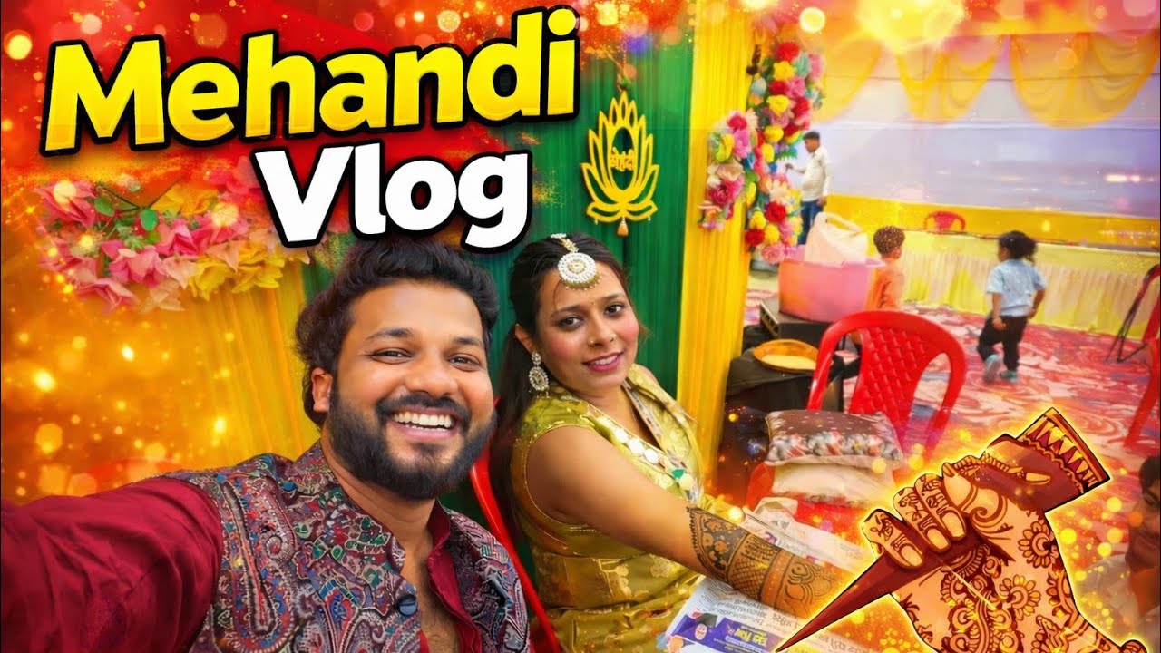 Puja ki shaadi - Day 2 | Mehandi 🥰❤️