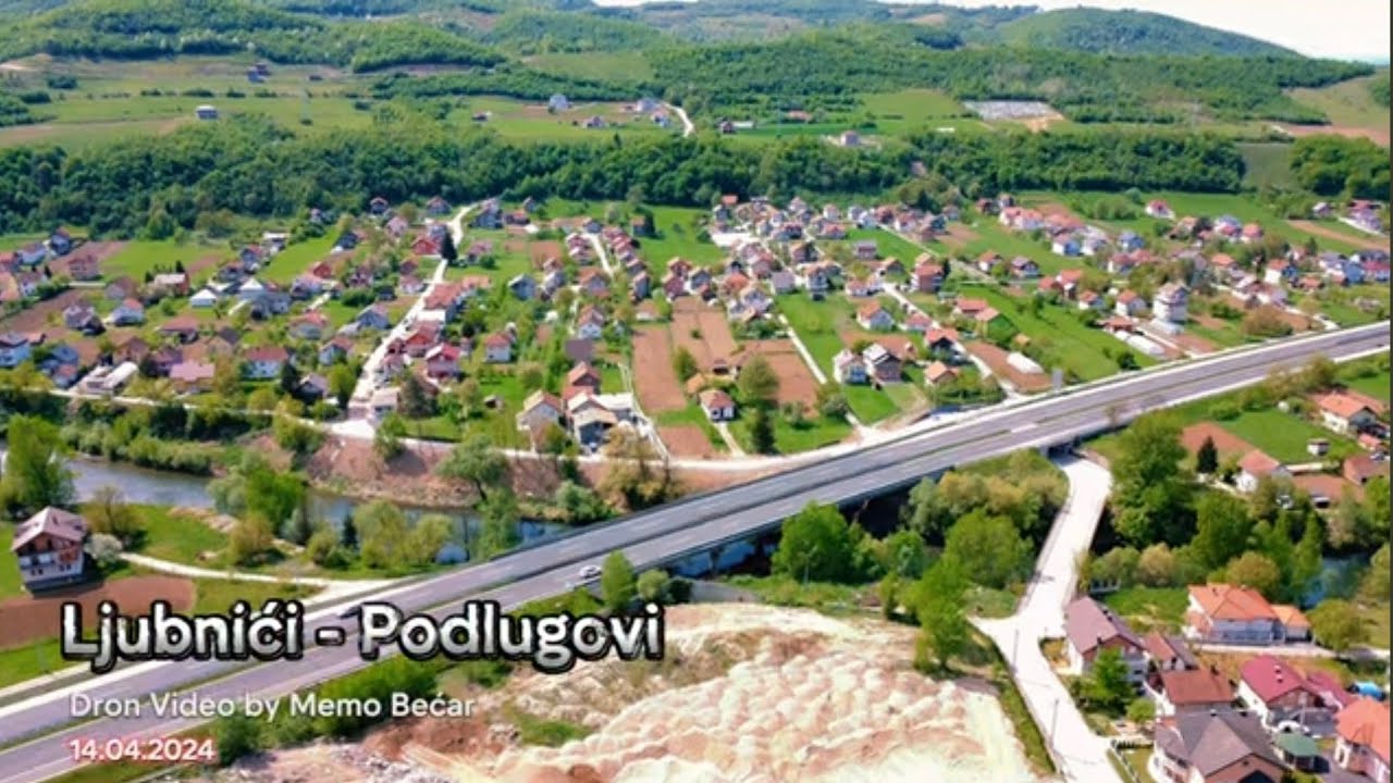 ljubnići - podlugovi 14. April 2024 - drone footage by Memo drone