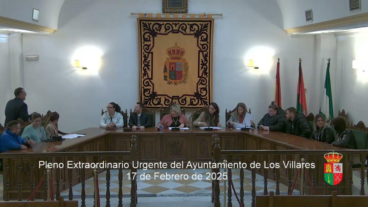 Pleno Extraordinario  Urgente de 17 de Febrero de 2025 Ayuntamiento de Los Villares