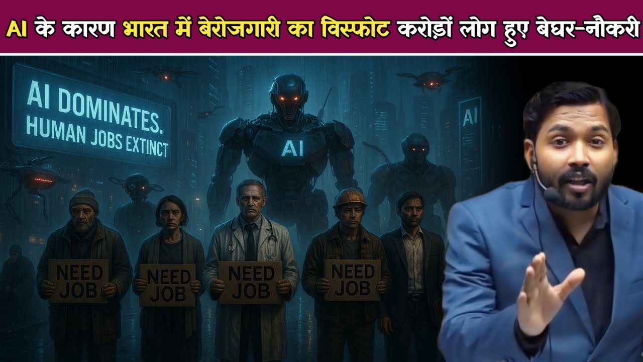 AI Technology ने भारत में कैसे मचाई तबाही | भारत में करोड़ों लोग हुए बेरोजगार.!