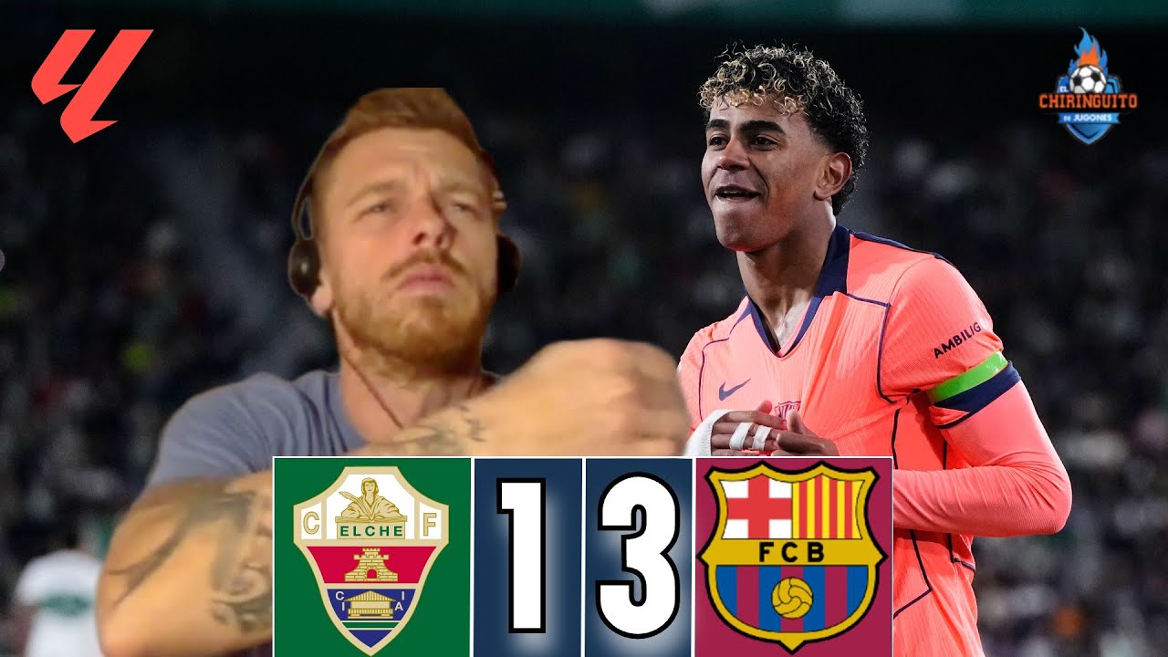 🔥 EL BARÇA ASEDIA el MARTÍNEZ VALERO | ELCHE 1-3 BARÇA | RESUMEN CHIRINGUITO INSIDE