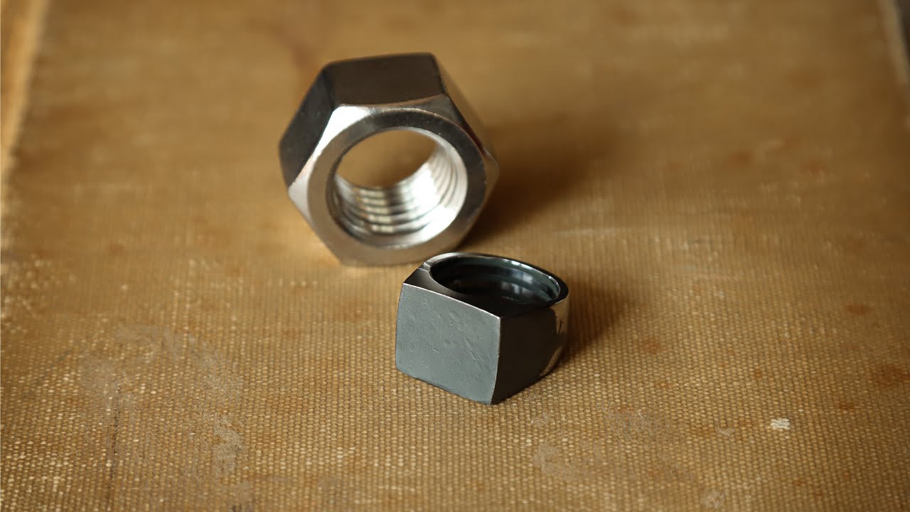 Making a Simple Ring From a Large Hex Nut