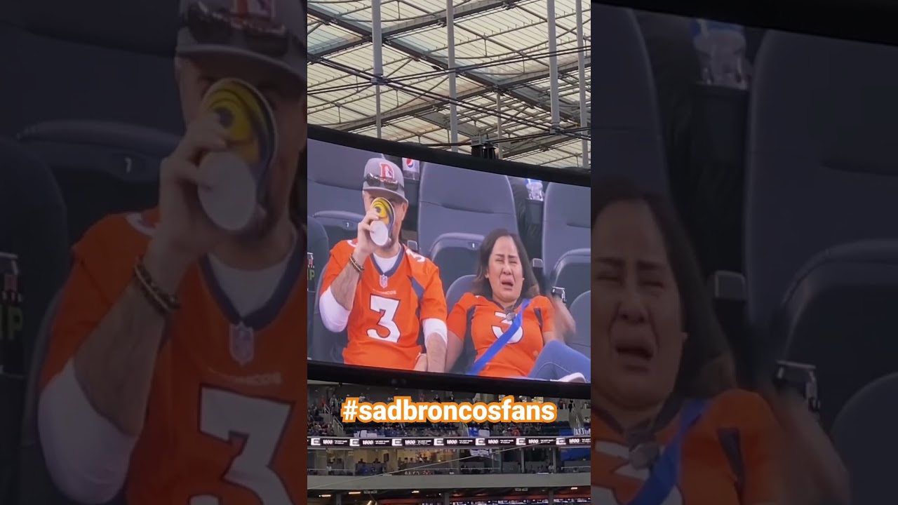 Фильтр Savage Crying Filter был наклеен на фанатов Broncos во время жестокого поражения от Rams #...