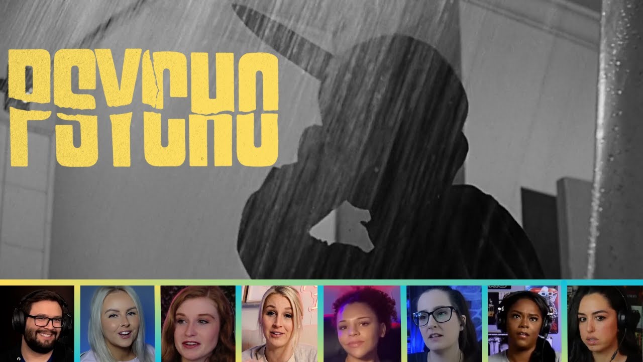Reactors Reacting to the SHOWER STABBING SCENE | PSYCHO (1960)